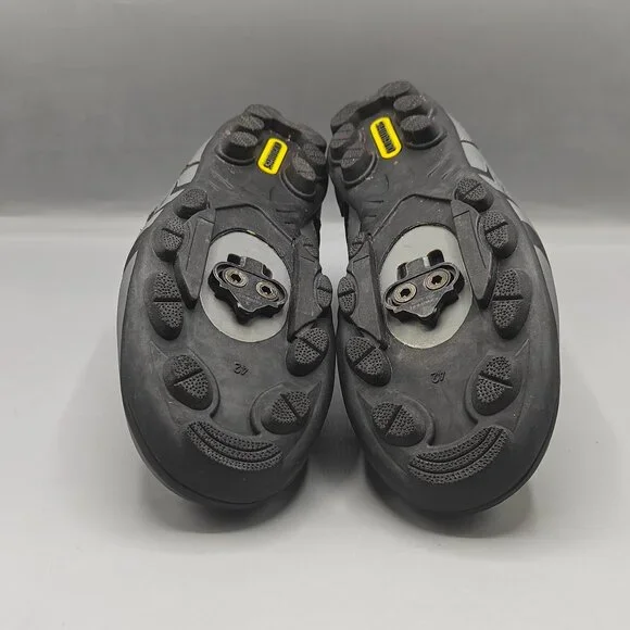 EUC Shimano SPD Men's Gray Cycling Mountain Bike Shoes US Sz 8.5 EUR 42 M-1206G - Picture 9 of 11